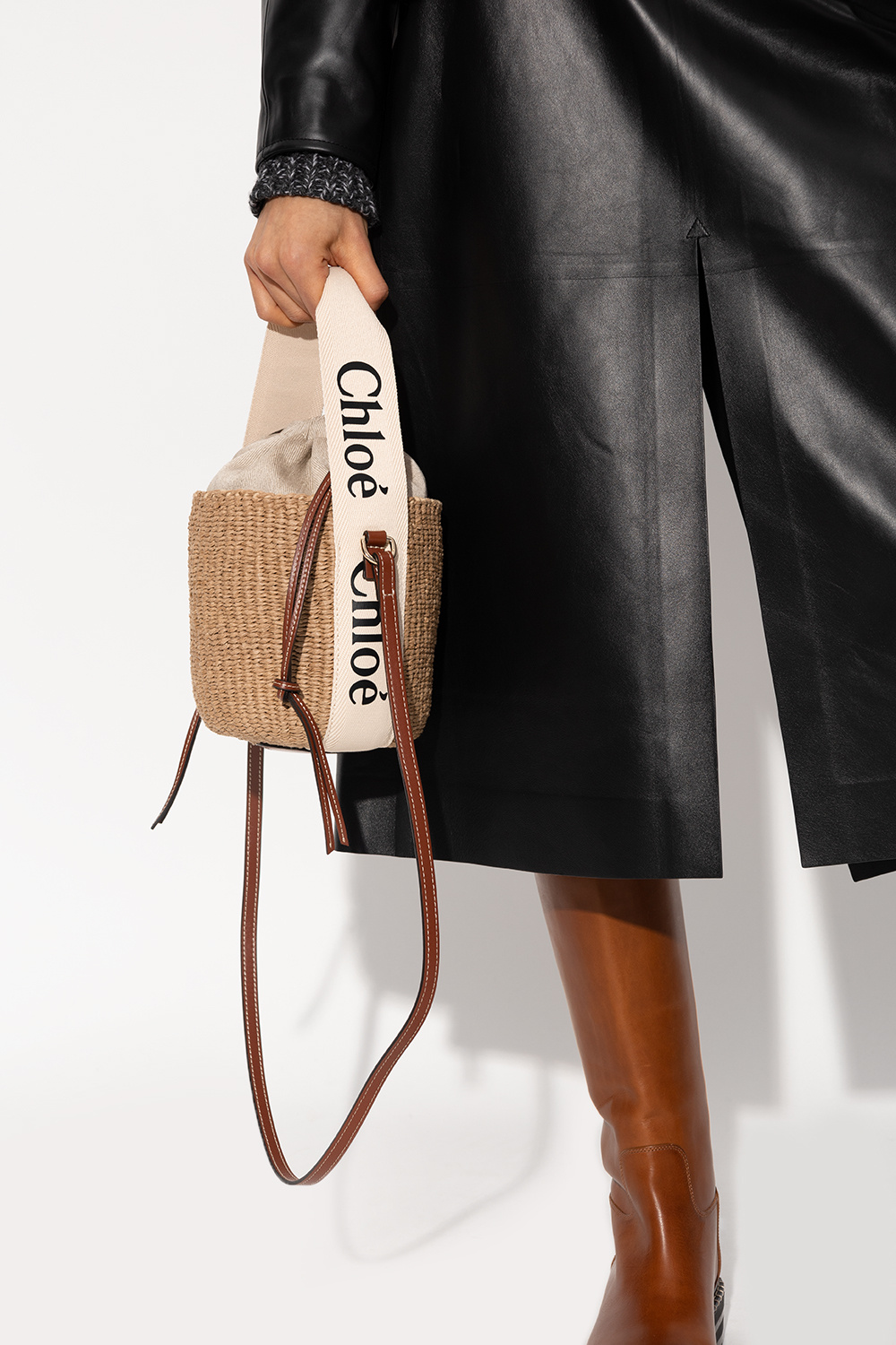 Beige 'Woody Small' bucket bag Chloé - Vitkac Canada